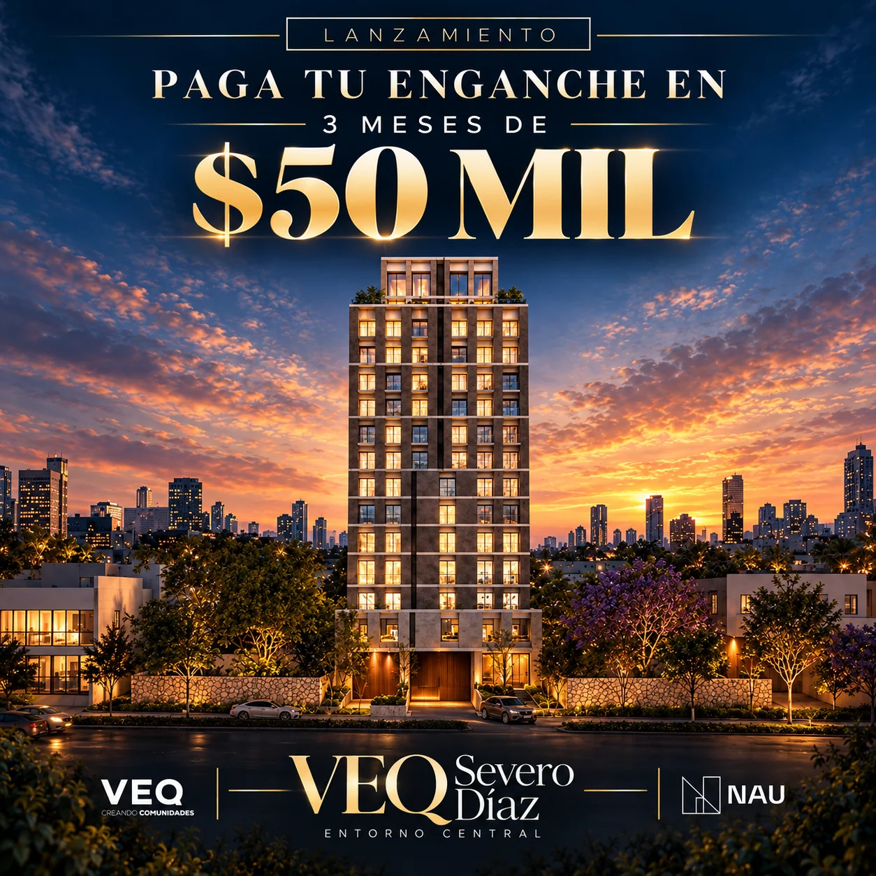 🏙️✨ ¡ESTRENA DEPARTAMENTO CON SOLO $50,000 DE ENGANCHE!