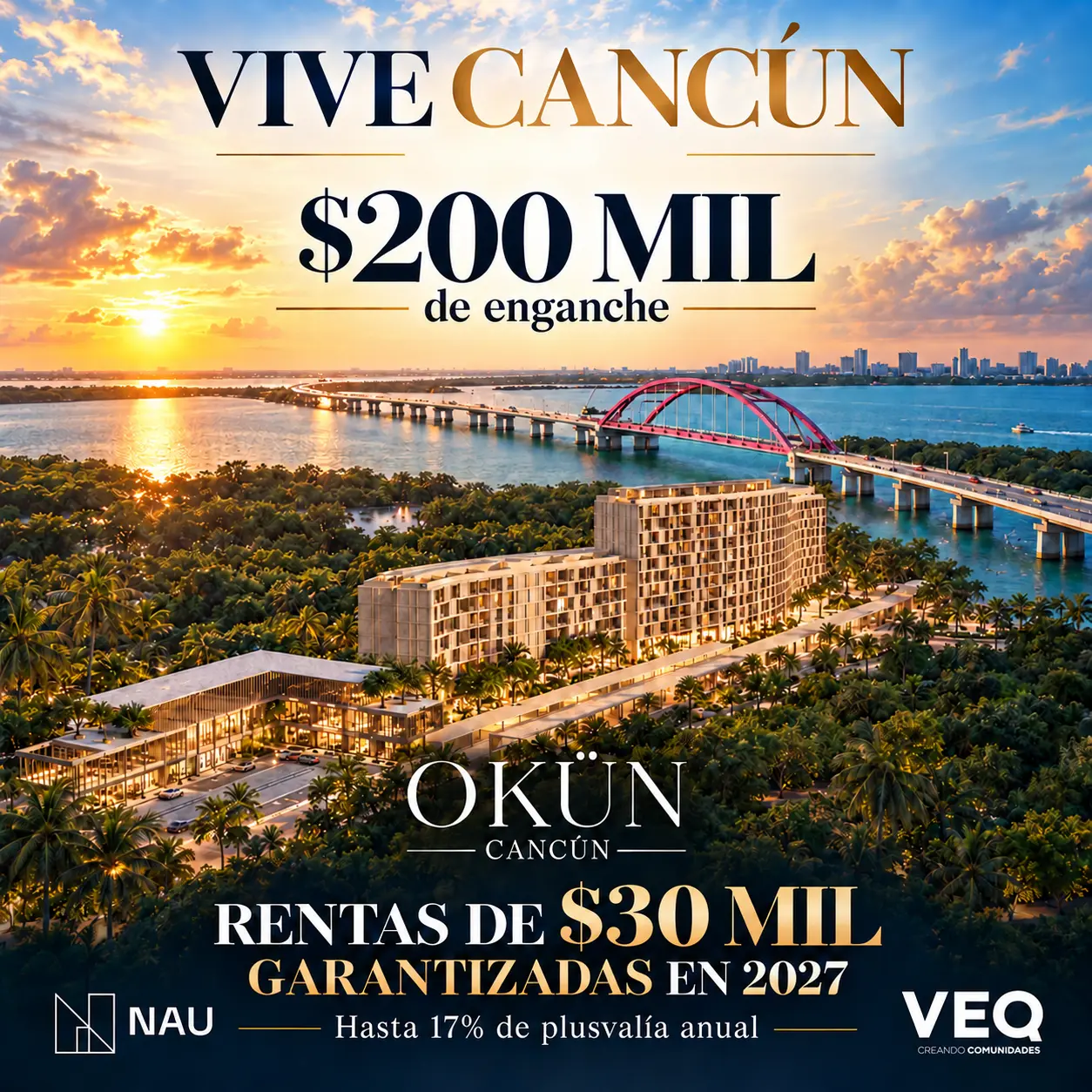 🌴 ¡VIVE CANCÚN Y HAZ QUE TU INVERSIÓN TRABAJE PARA TI! 💰